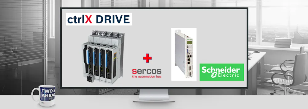 Use ctrlX DRIVE under a Schneider control