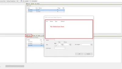 No selection when trying to insert a PDO Content