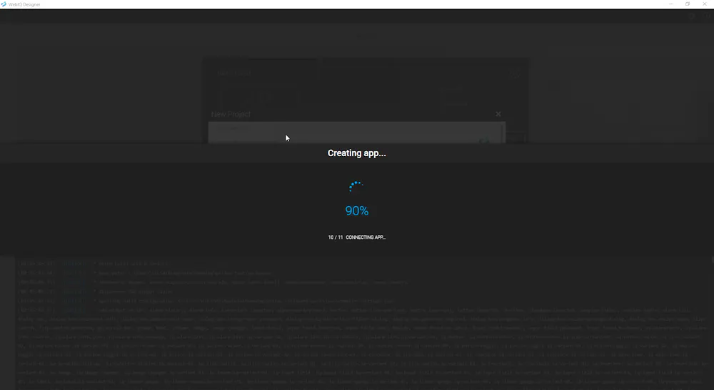 Layout manager never finish loading