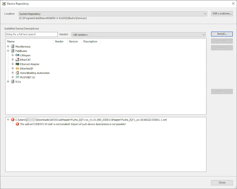 IO-Link - How to use IODD files