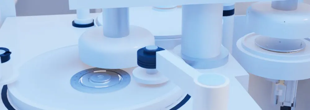 Wafer-Handling-System für CMP: Spin & Lift Unit