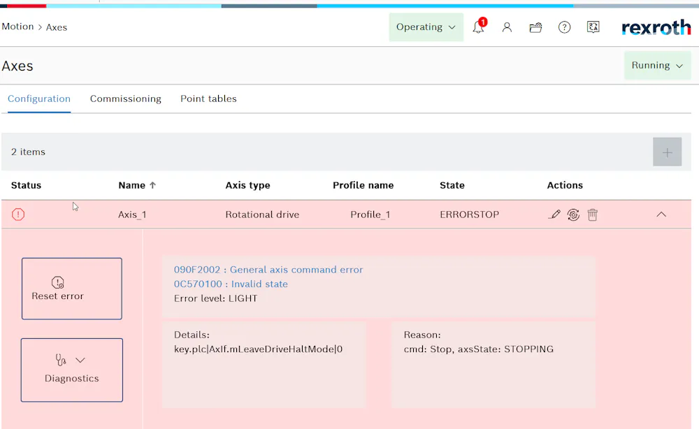 Leave AH mode error - 090F2002/0C570100