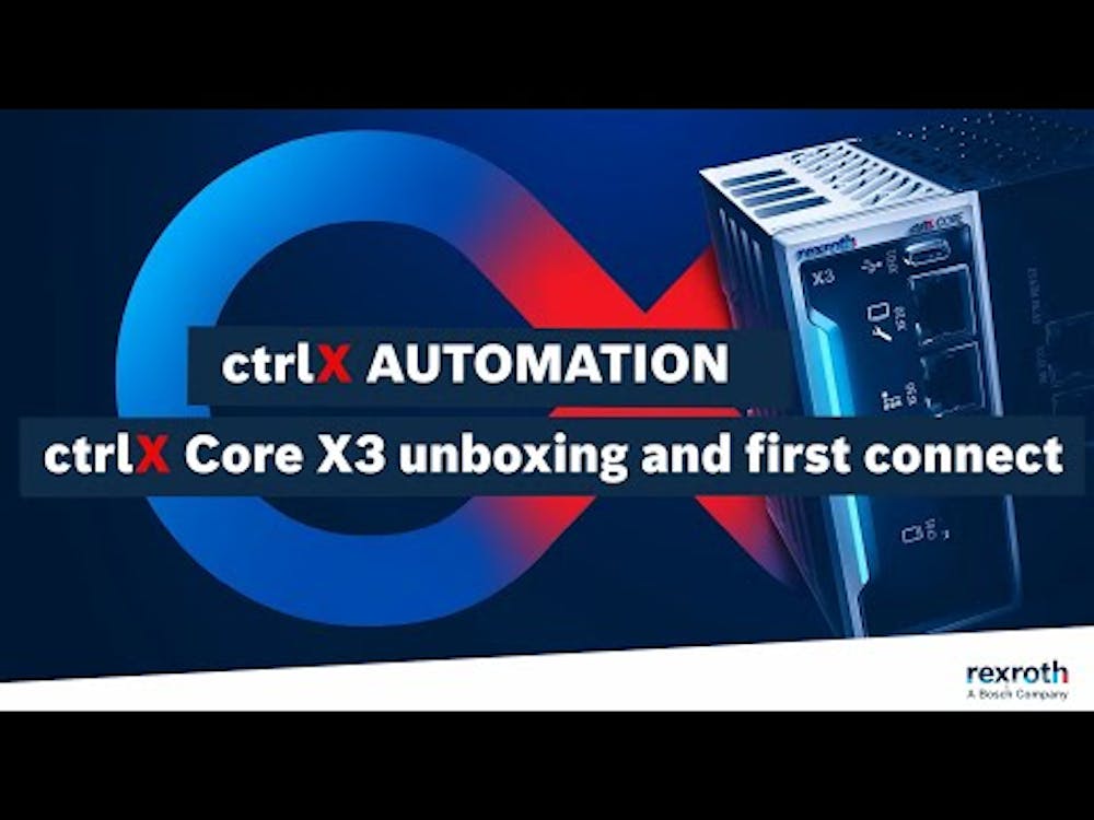 ctrlX AUTOMATION | #2 ctrlX CORE X3 unboxing and first connect