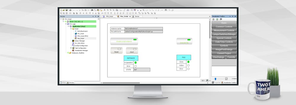 How to set up Python scripts with PLC programming