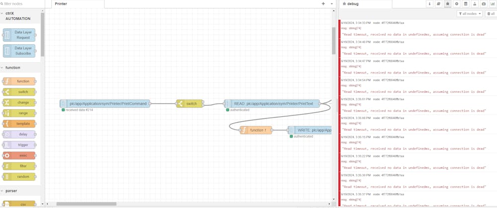 Node Red Read timeout problem