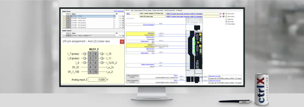 Use digital IOs at ctrlX DRIVE