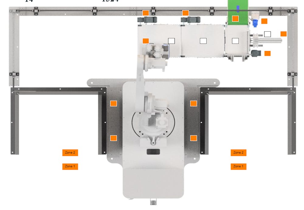 Create overlay showing boolean values