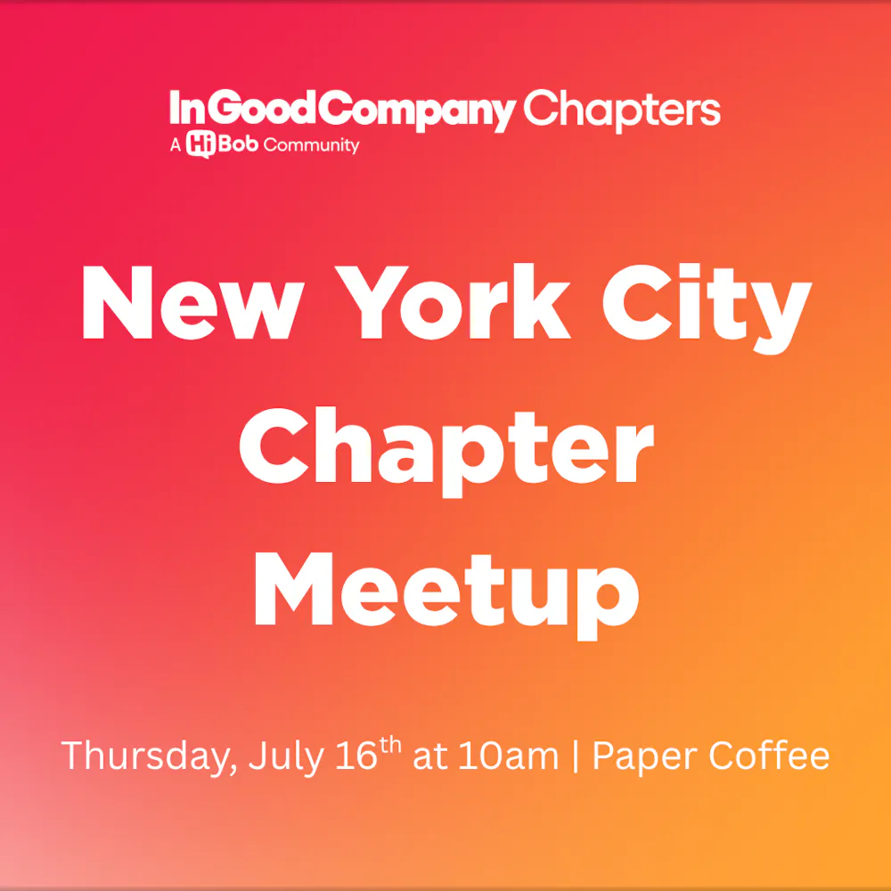 Chapter Meetup: New York