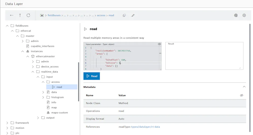 How to use realtime_data/input/access/read in Node-RED
