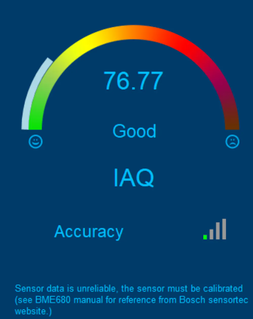 BME680 IAQ Accuracy