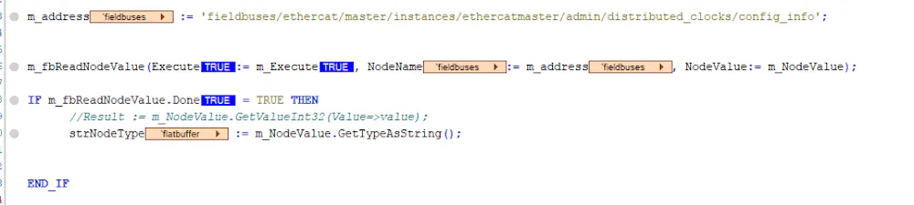 Read EthecatCycle time with PLC : Flatbuffer