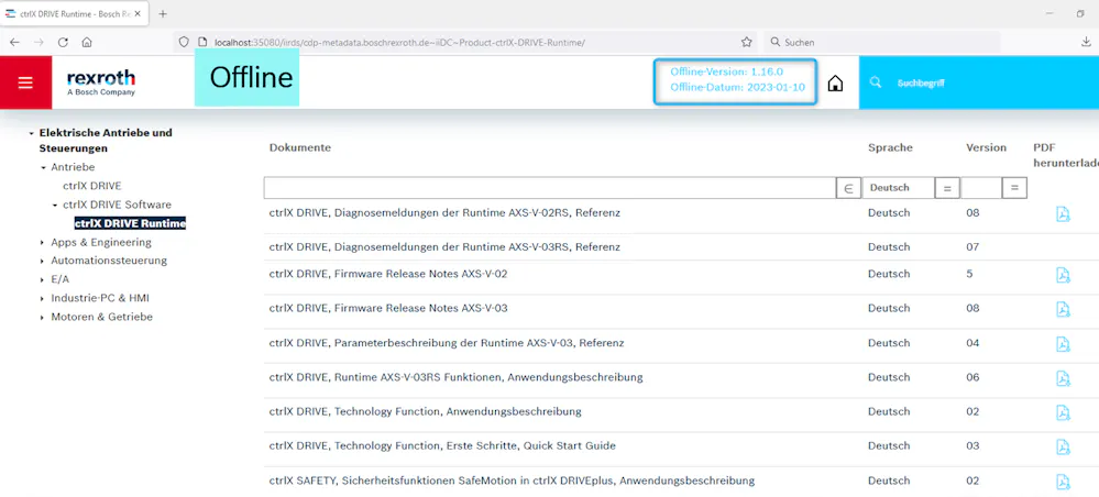 ctrlX Engineering user friendly Help assistance for Failure Messages ...