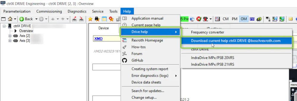 ctrlX Engineering user friendly Help assistance for Failure Messages ...